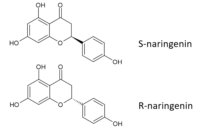 structures of enantiomers of naringenin