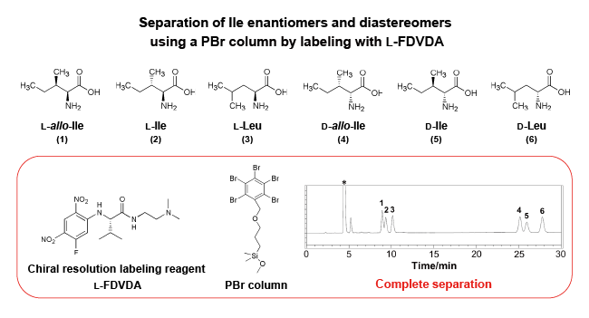 separation of Ile enantiomers and diastereomers