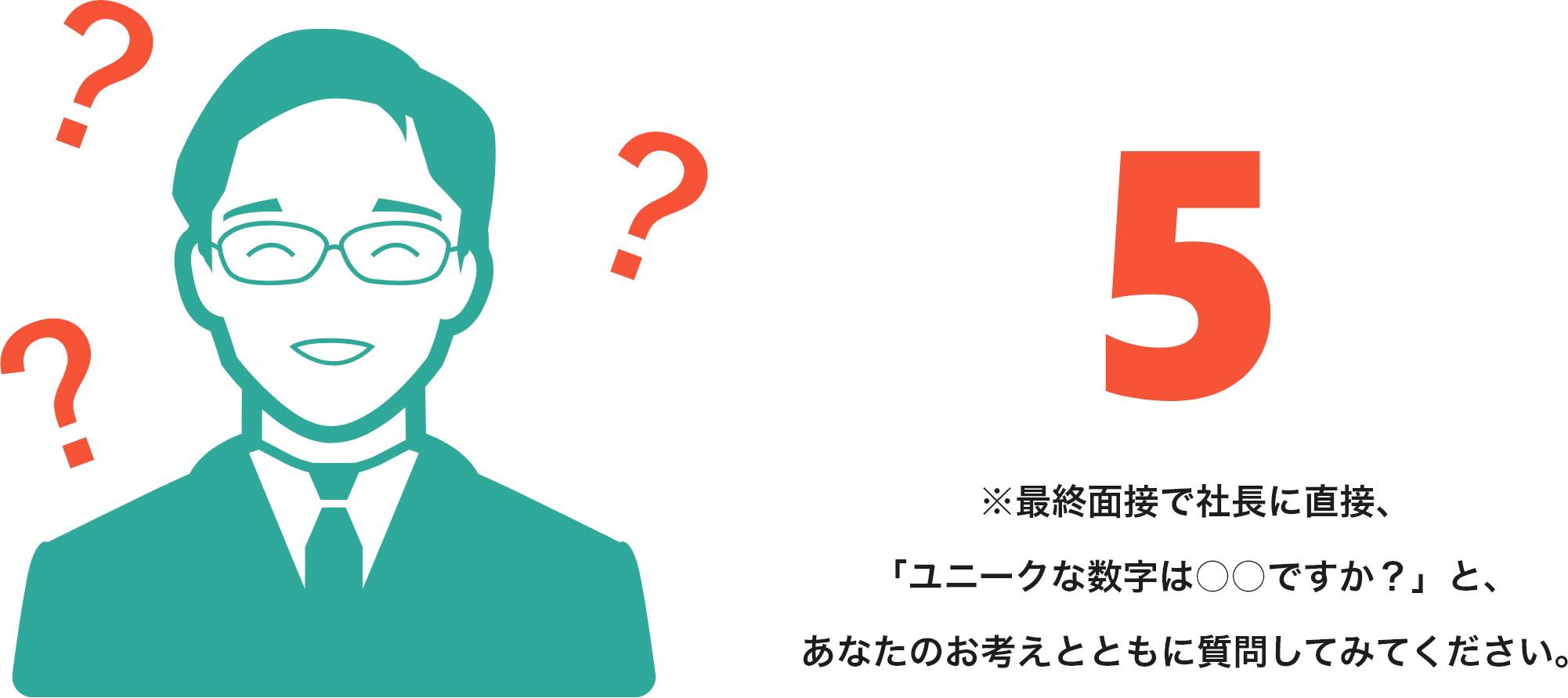 社長のユニークな数字